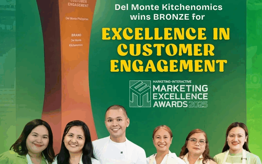 Del Monte Kitchenomics wins Bronze for Excellence in Customer Engagement at the Marketing Excellence Awards 2025