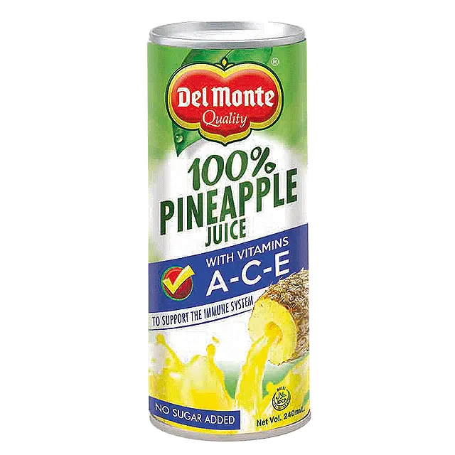 Del Monte 100% Pineapple Juice With Vitamins ACE