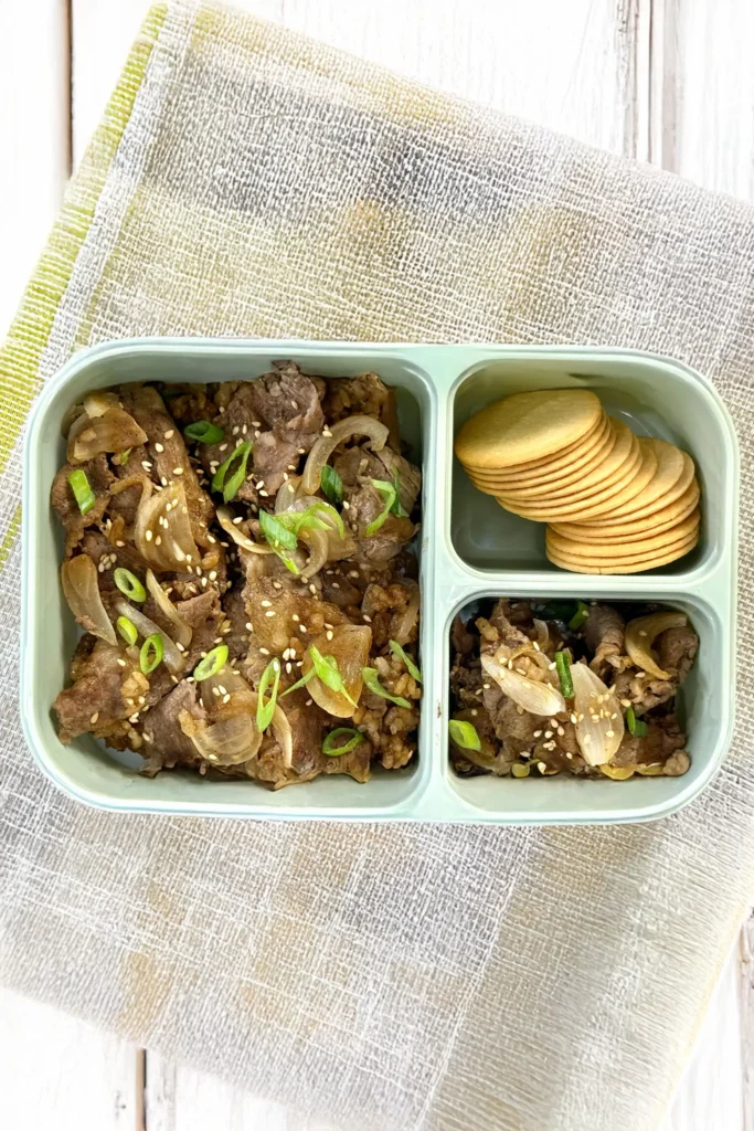 Rice Cooker Beef Gyudon