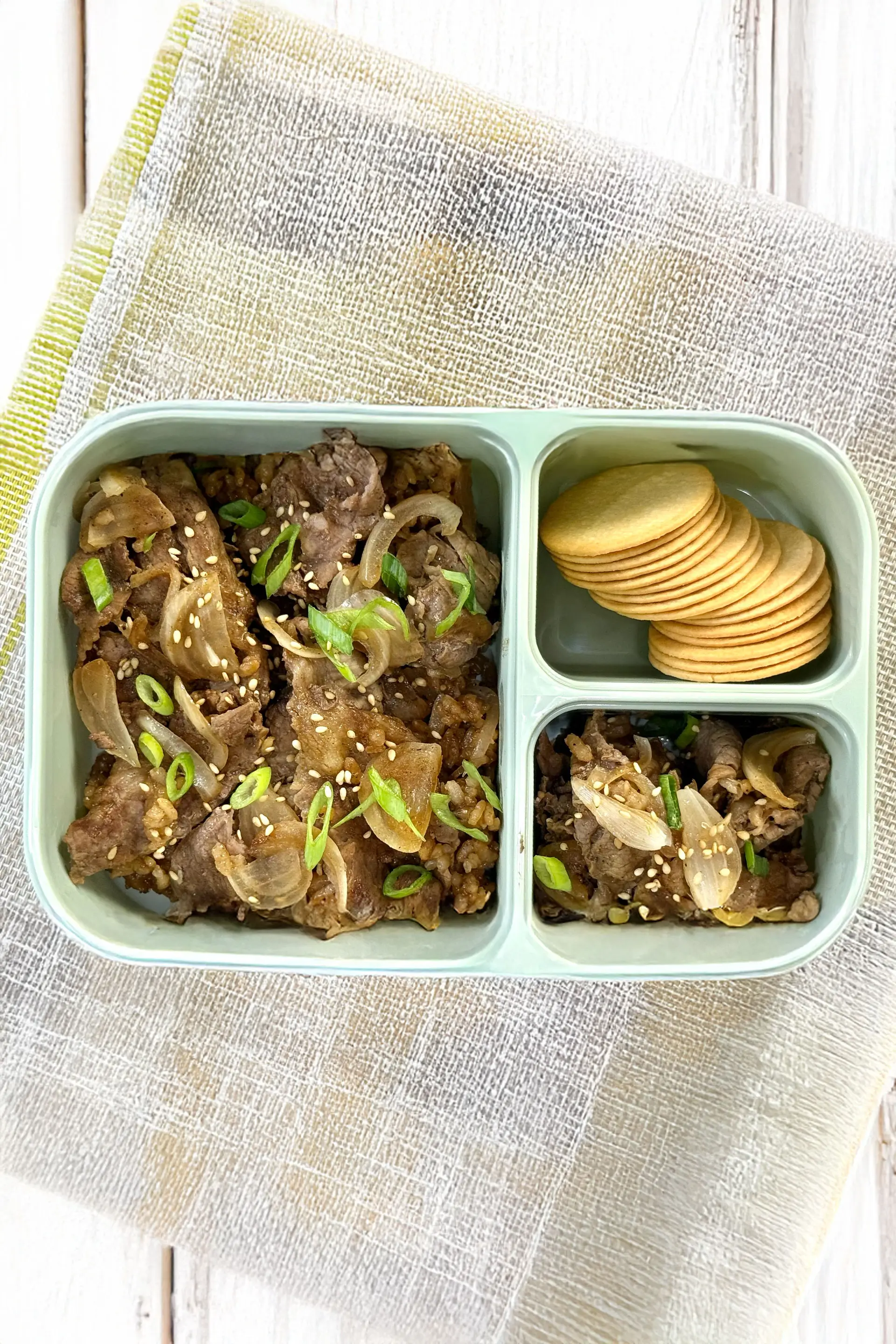 Rice Cooker Beef Gyudon