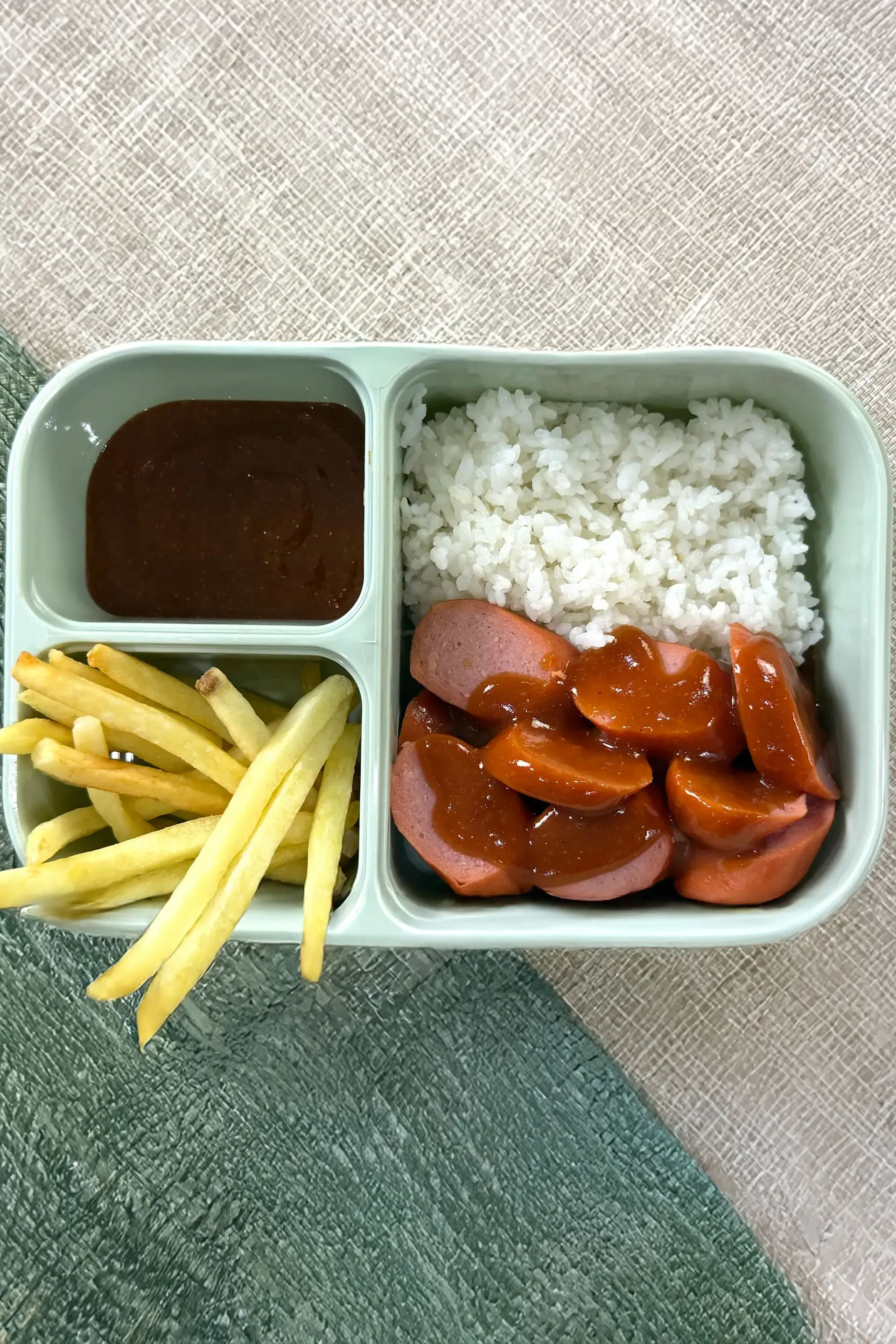 Currywurst Sausage with Sweet Curry Ketchup