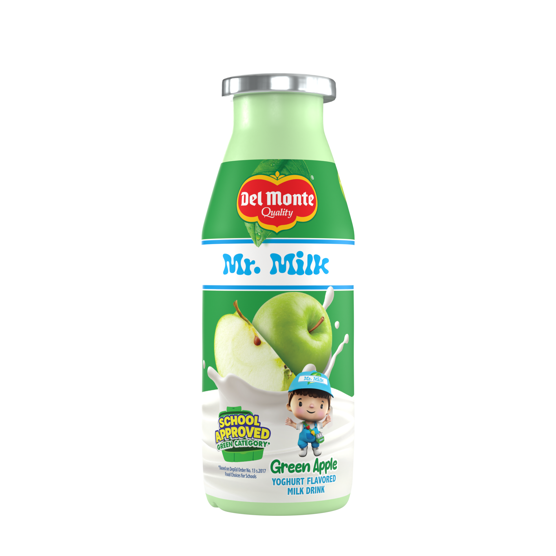 Del Monte Mr. Milk Green Apple Yoghurt – Flavored Milk Drink