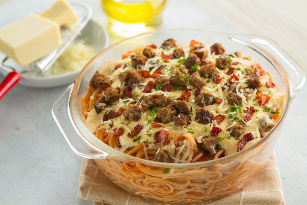 Bacon Cheeseburger Pasta