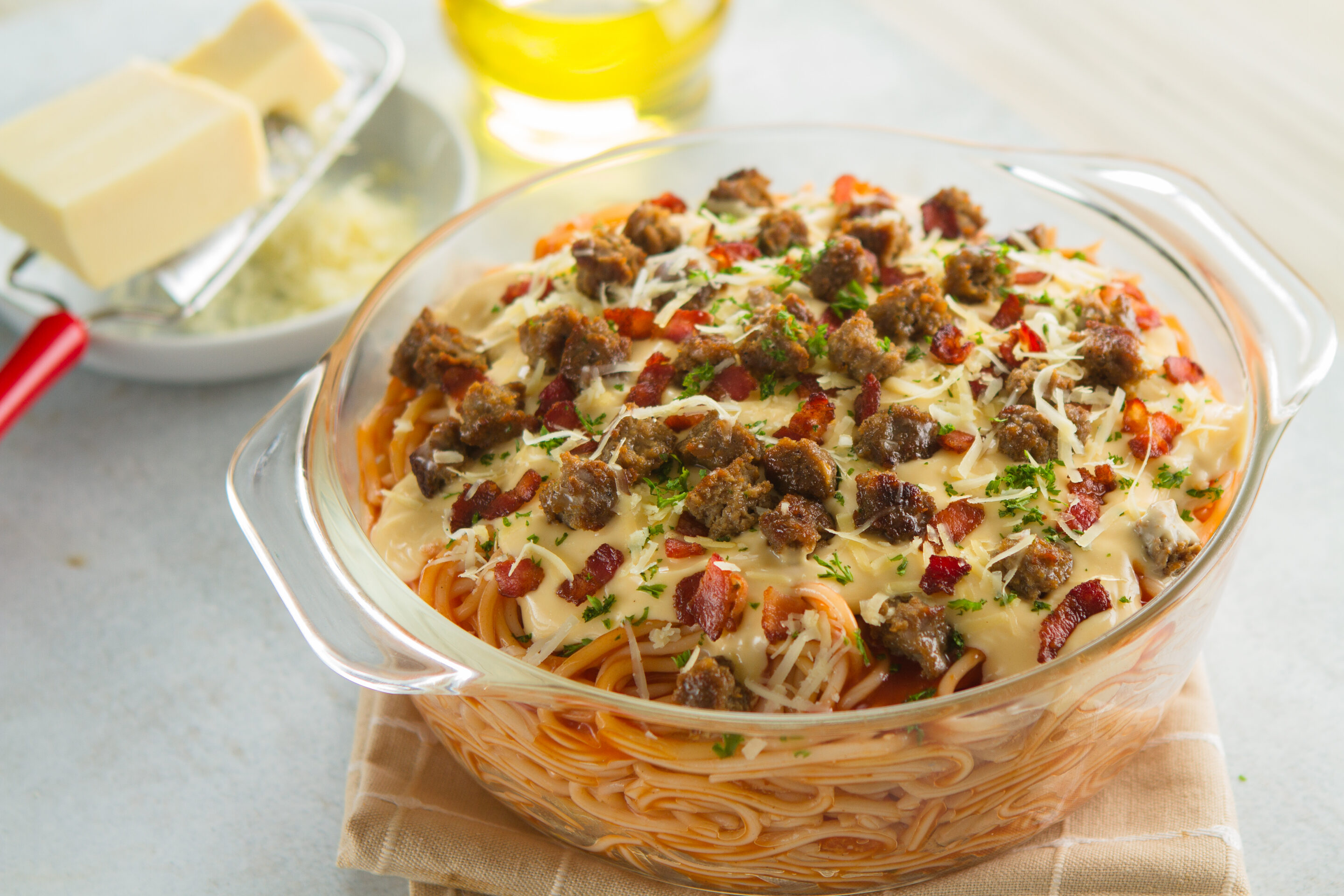 Bacon Cheeseburger Pasta