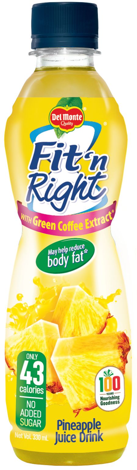 DEL MONTE Fit & Right Pineapple Juice Drink