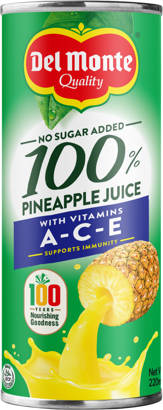 DEL MONTE 100% Pineapple Juice with ACE