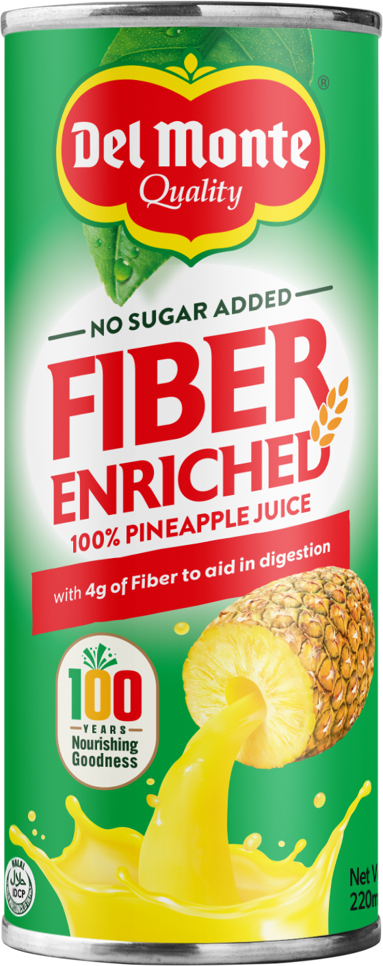Del Monte Fiber-Enriched Pineapple Juice