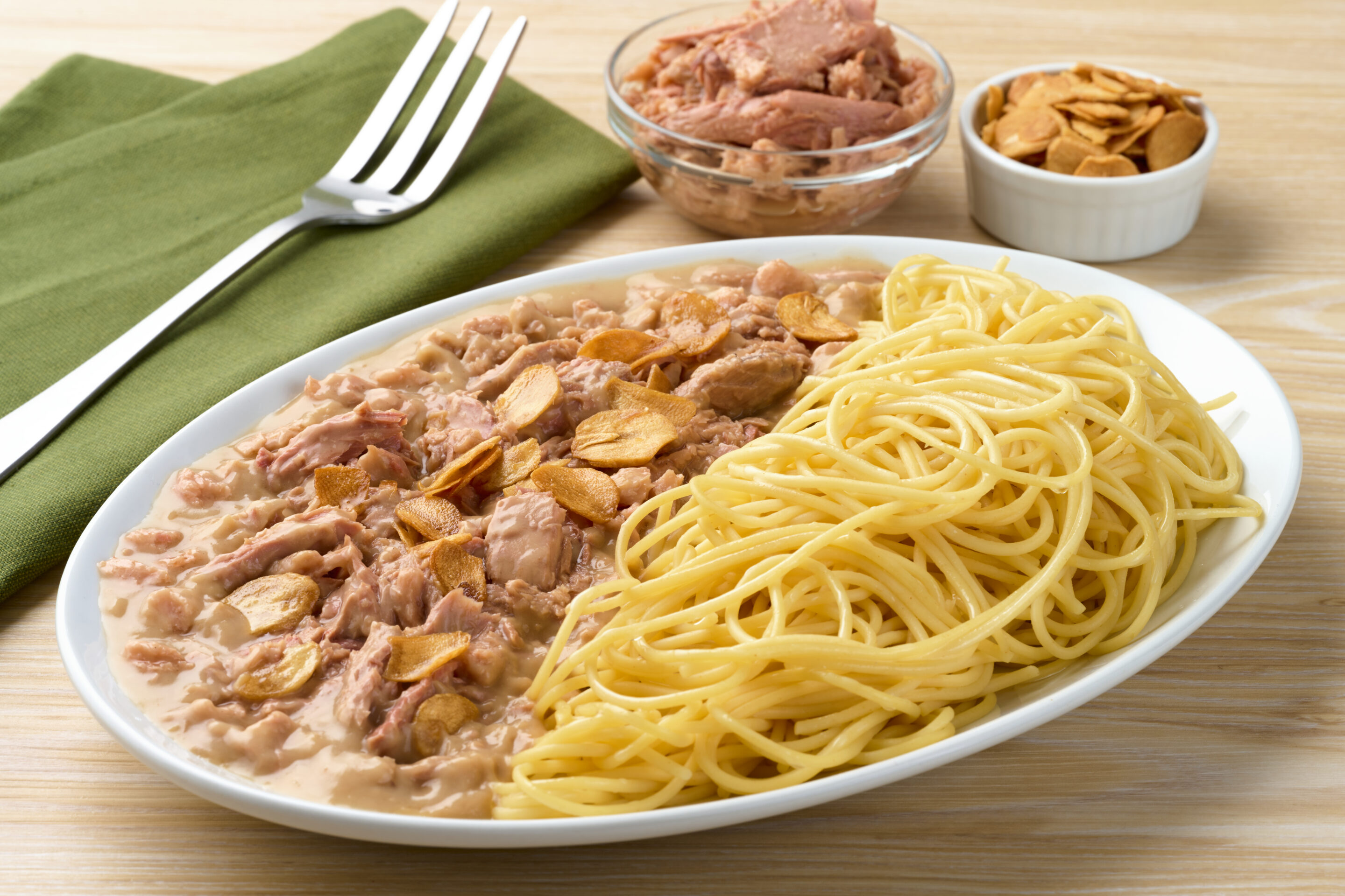 Tuna Salpicao Spaghetti