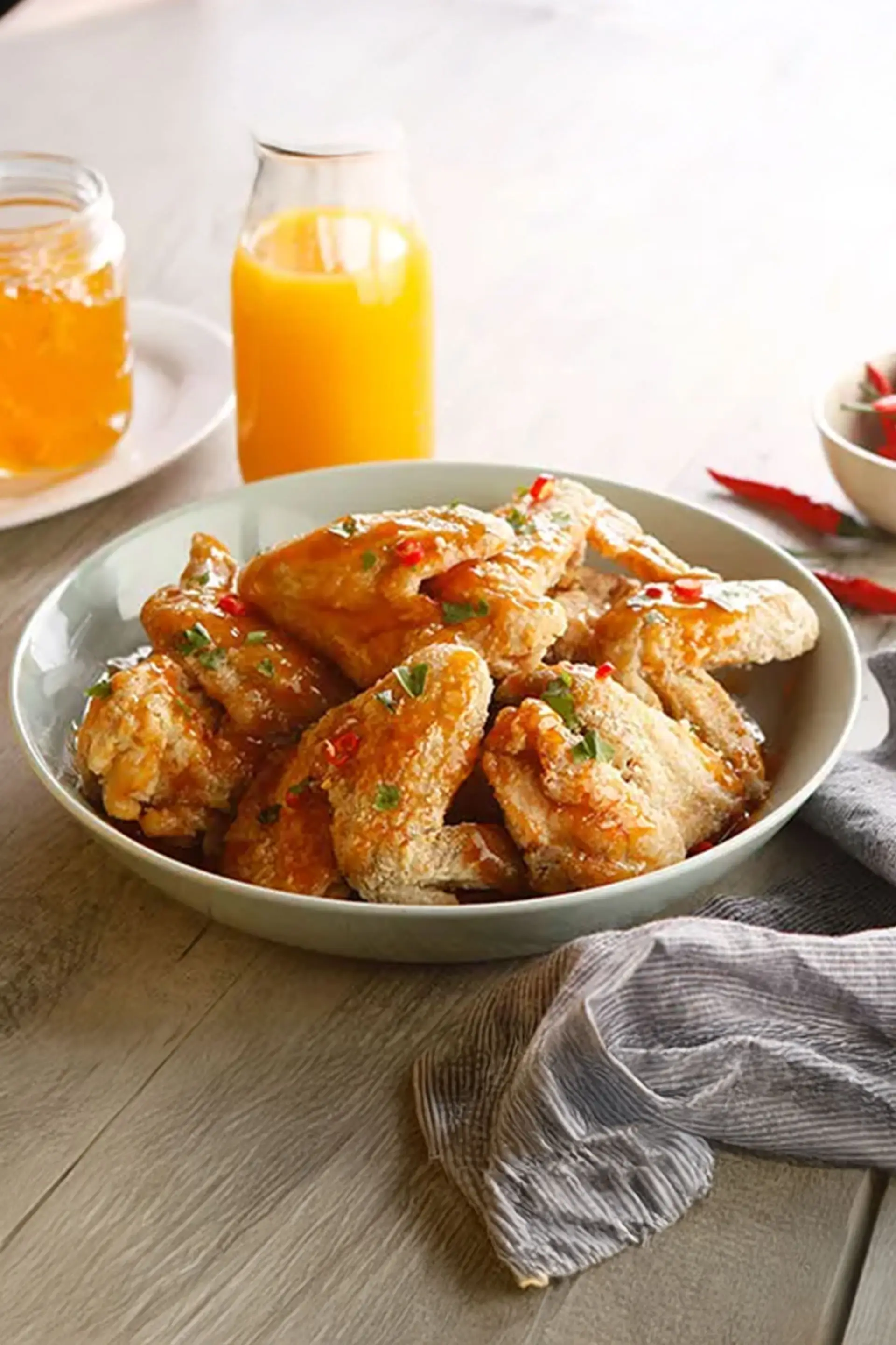 Mango Glazed Wings