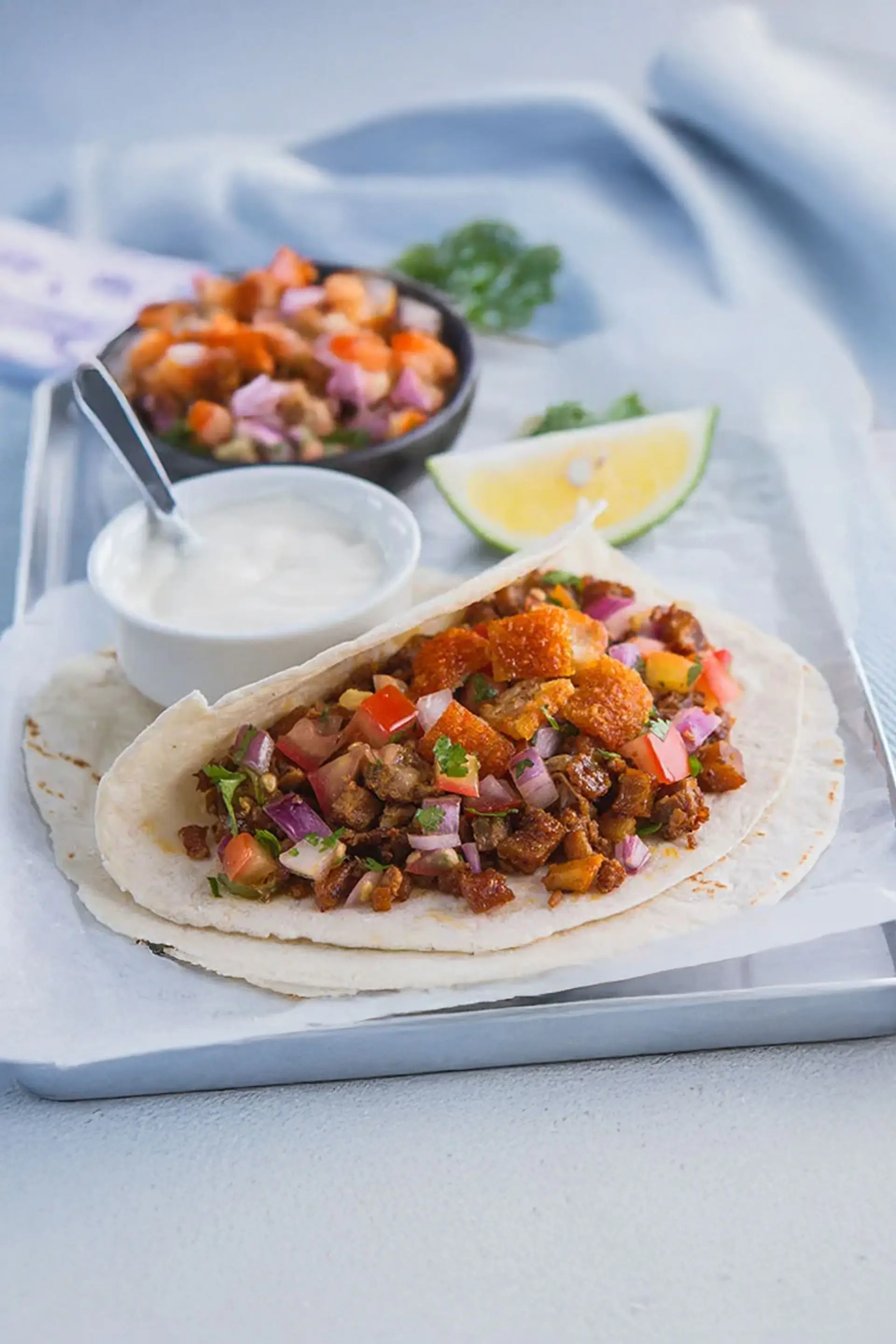 Red Sisig Taco