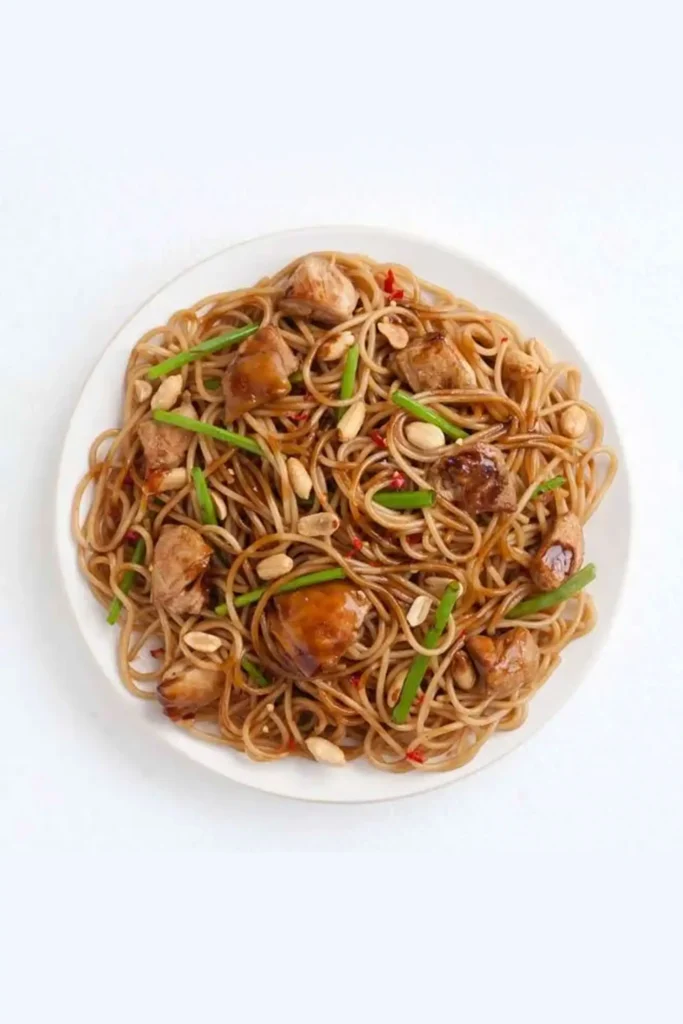 Sesame Soy Chicken Noodles