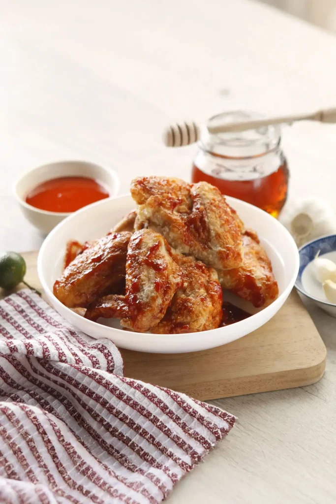 Spicy Honey Garlic Wings