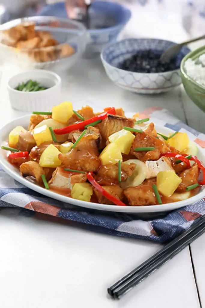 Sweet and Sour Tofu Fish