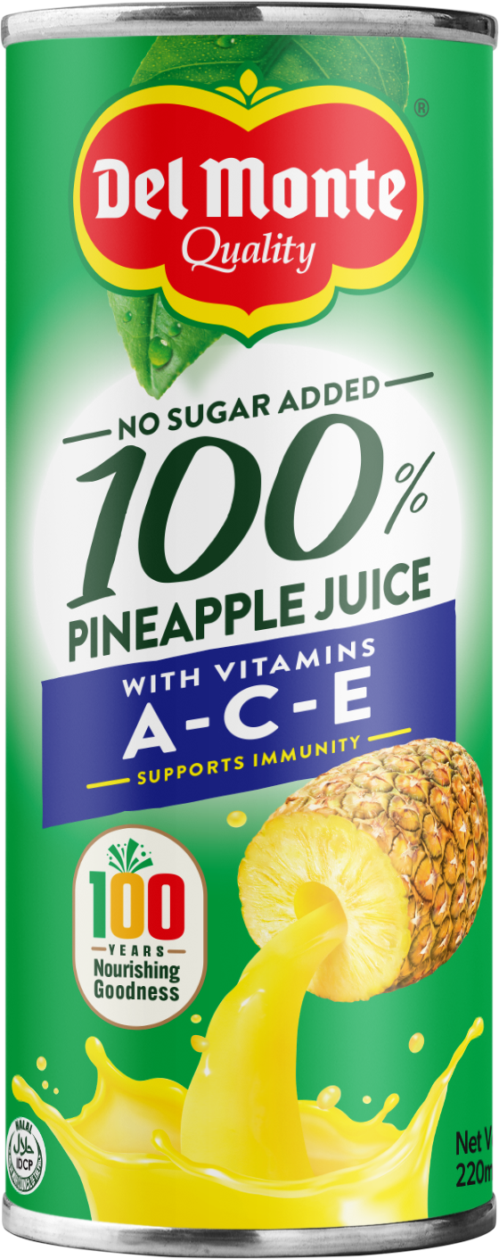 DEL MONTE 100% Pineapple Juice With ACE					